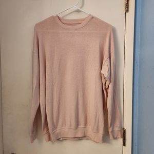 ALO Light Pink Lounge Shirt